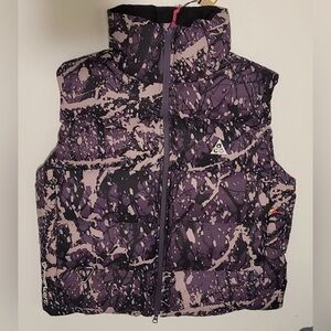 Nike ACG Lunar Lake Women's Small Therma-FIT ADV Vest Dark Raisin FV7331-573